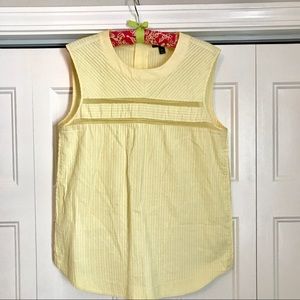 JCREW Sleeveless Linen Blouse